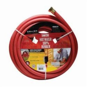 Dixon® HWH50 Reinforced Hot Water Hose, 5/8 in, 50 ft L, 130 psi, Rubber, Domestic