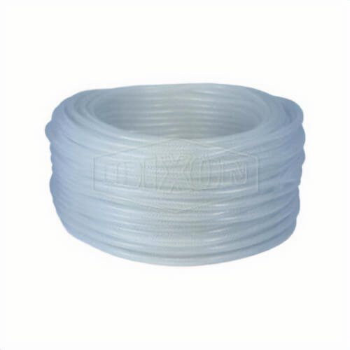Dixon® IBR0446 Braided Tubing, 1/4 in ID x 1/2 in OD x 300 ft L, PVC, Domestic