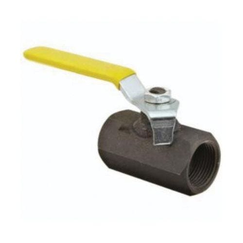 Dixon® IBV125 2-Way Ball Valve, 1-1/4 in Nominal, FNPT End Style, Carbon Steel Body, Standard Port, PTFE Soft goods