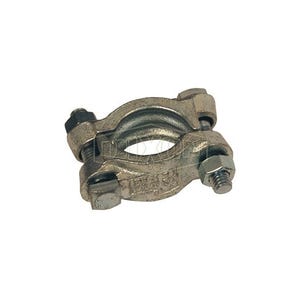 Dixon® J48 Double Bolt Clamp, 1-8/64 to 1-12/64 in Nominal, Iron Band