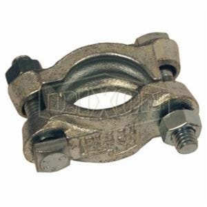 Dixon® DL24 2-Bolt Clamp, 2-7/64 to 2-19/64 in Nominal, Carbon Steel Band, Domestic