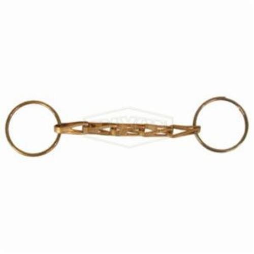 Dixon® J500 Sash Chain with Pull Ring, Suitable For Use with Cam and Grooved Fitting, 12-3/4 in, Brass, Domestic