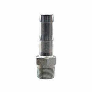 Dixon® KHN222 King™ Hex Nipple, 1/4-18 x 1/4 in Nominal, MNPT x Hose, Steel, Plated, Domestic