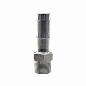 Dixon® KHN322 King™ Hex Nipple, 1/4-18 x 3/8 in Nominal, MNPT x Hose, Steel, Plated, Domestic