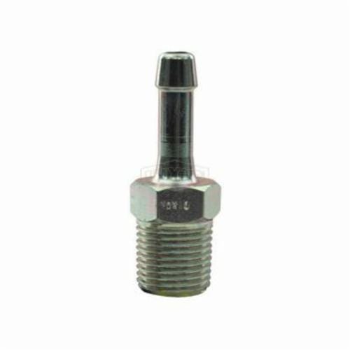 Dixon® KHN421 King™ Hex Nipple, 1/4-18 x 1/2 in Nominal, MNPT x Hose, Steel, Plated, Domestic