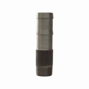 Dixon® KRN1612 King™ Round Nipple, 1-1/2 x 2 in Nominal, MNPT x Hose, Steel, Unplated, Domestic
