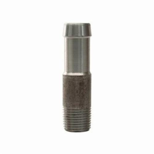 Dixon® KRN541 King™ Round Nipple, 1/2 x 5/8 in Nominal, NPT x Hose, Steel, Unplated, Domestic