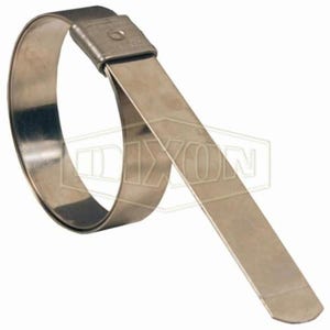 Dixon® KS247501 K Series Universal Preformed Band Clamp, 6 in ID x 0.03 in Thick, 300 Stainless Steel, Domestic