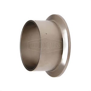 Dixon® Weld Ferrule, Long, Series: L14AM7, Fitting/Connector Type: Ferrule, 1 in Nominal Size, 250 psi, 304 Stainless Steel, 1-1/8 in L