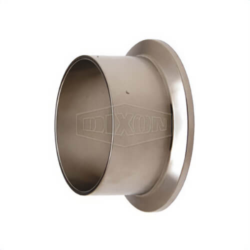 Dixon® Weld Ferrule, Long, Series: L14AM7, Fitting/Connector Type: Ferrule, 3 in Nominal Size, 250 psi, 316L Stainless Steel, 1-1/8 in L