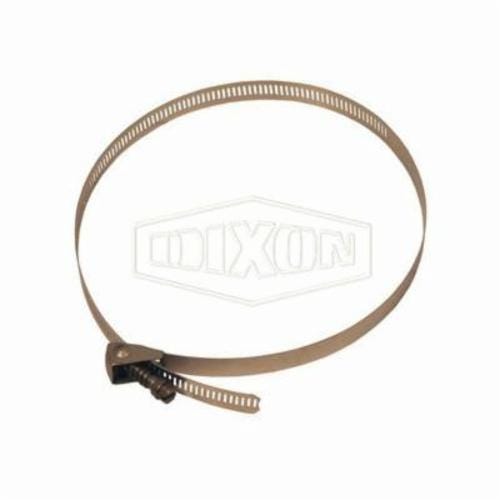 Dixon® LSS188 Quick Release Worm Gear Clamp, 2-1/16 to 12-5/16 in Clamp, SS Band, 410 SS Bolt