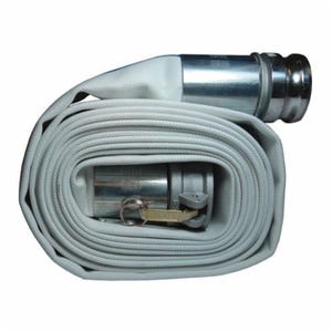 Dixon® M25-25GAX Single Jacket Mill Hose, 2-1/2 in, 25 ft L, 112 psi Working, Aluminum, Domestic