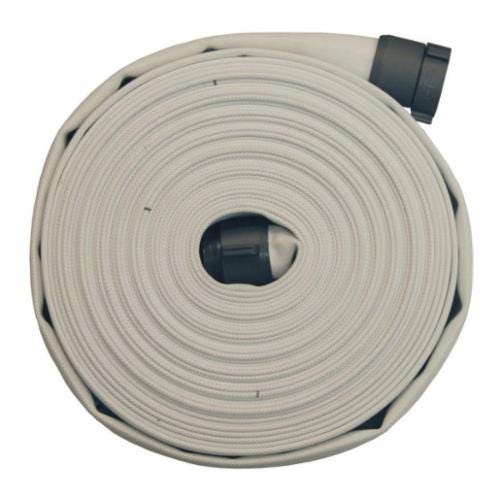Dixon® M25100RAS Single Jacket Mill Hose, 2-1/2 in, NPSH, 100 ft L L, 112 psi Working, Aluminum, Domestic