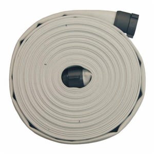 Dixon® M25100RAS Single Jacket Mill Hose, 2-1/2 in, NPSH, 100 ft L L, 112 psi Working, Aluminum, Domestic