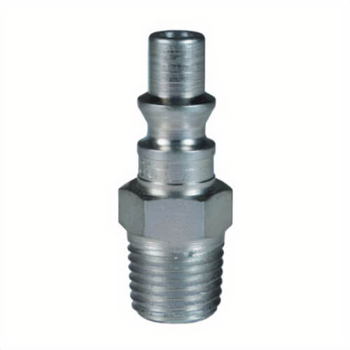 Dixon® M2M2 M Series Interchange ARO 210/310 Pneumatic Nipple, 1/4 in Nominal, Quick-Disconnect Plug x MNPT, 300 psi Pressure, Steel
