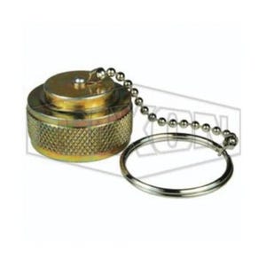 Dixon® ME229S-1 Hose Cap with Ring and Chain, 1-3/4 in, Female ACME, Steel, Domestic