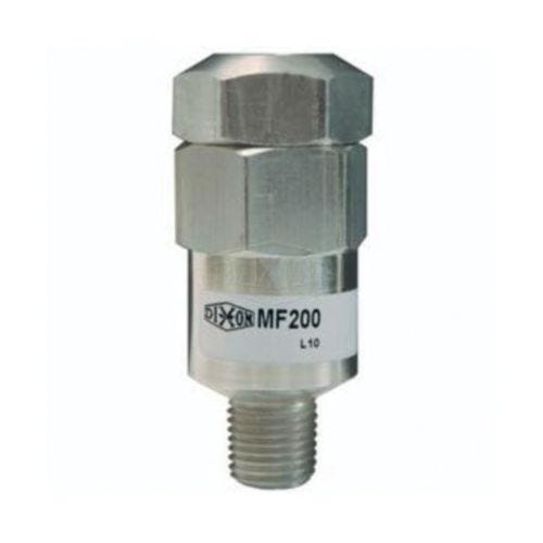 Dixon® MF200 Mini In-Line Filter, 1/4 in Port, 200 psi Pressure Range, 17 scfm, 5 Micron, 175°F 