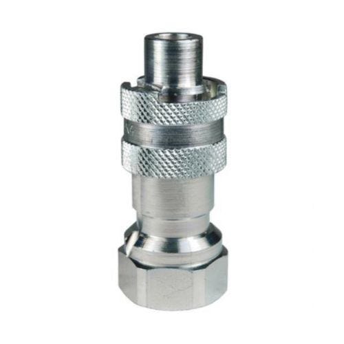 Dixon® N4F6 N Series Bowes Interchange Bowes Pneumatic Nipple, 1/2 in Nominal, Quick-Connect x FNPT, 500 psi Pressure, Steel