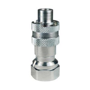 Dixon® N4F6 N Series Bowes Interchange Bowes Pneumatic Nipple, 1/2 in Nominal, Quick-Connect x FNPT, 500 psi Pressure, Steel