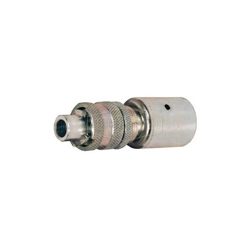 Dixon® Dix-Lock™ N4S4-LS-WF N Series Bowes Interchange Quick Disconnect Coupler with Male Locking Head Ferrule, 1/2 in Nominal