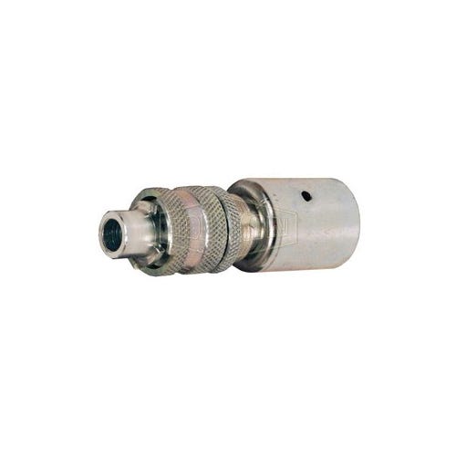 Dixon® Dix-Lock™ N4S6-LS-WF N Series Bowes Interchange Quick Disconnect Coupler with Male Locking Head Ferrule, 1/2 in Nominal