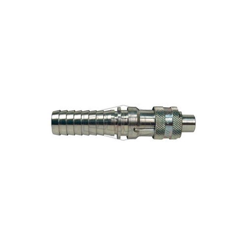 Dixon® Dix-Lock™ N4S8 N Series Bowes Interchange Quick Disconnect Coupler, 1/2 in Nominal, Quick Disconnect Coupler x Hose Barb, 500 psi Pressure, Steel