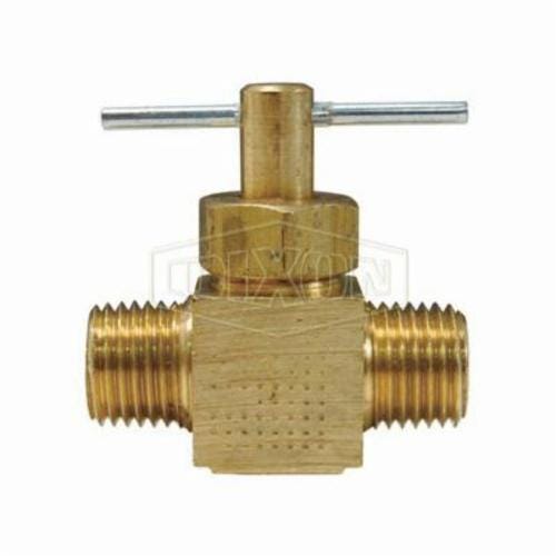 Dixon® NV4M Needle Valve, 1/4 in, MNPT, Brass Body