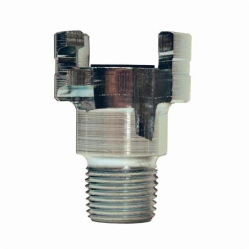 Dixon® P4M6 P Series Dual Locking Thor Interchange Plug, 41702, MNPTF, Steel, Domestic