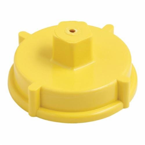 Dixon® PFCW400F-Y Thermoplastic Hydrant Cap, 4 in FNST (NH), Polycarbonate Glass, Yellow