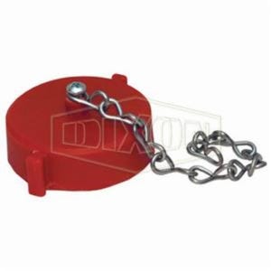 Dixon® PFCW250F Fire Cap with Chain, 2-1/2 in, Female NST (NH), Polycarbonate, Domestic