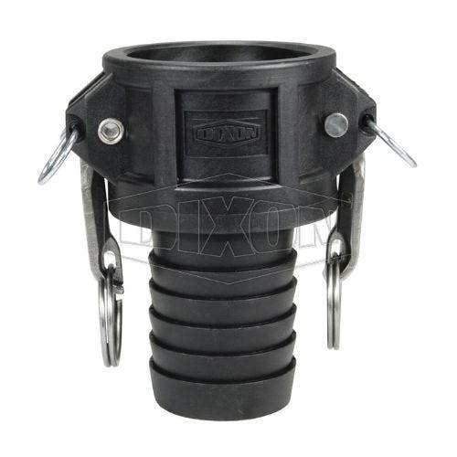 Dixon® PPC200 Type-C Cam and Groove Coupler, 2 in Nominal, Female Coupler x Hose Shank End Style, Polypropylene