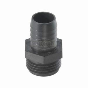 Dixon® PPCM76 Tuff-Lite™ Short Shank Coupling, 3/4 in Nominal, Male Garden Hose Thread x Hose Barb End Style, Polypropylene, Domestic