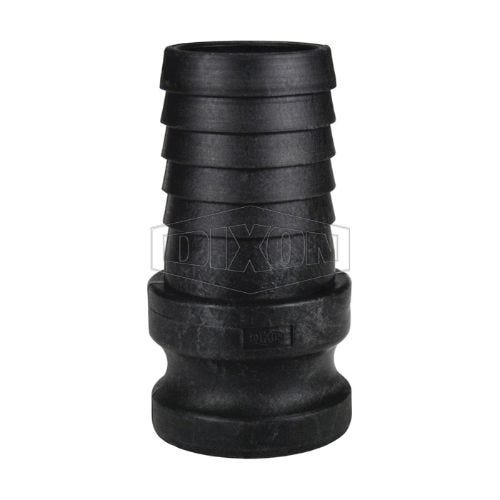 Dixon® PPE200 Type E Cam and Groove Adapter, 2 in, Male Adapter x Hose Shank, Polypropylene