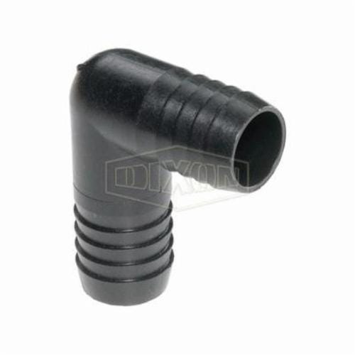 Dixon® PPLSS33 Tuff-Lite™ 90°  Hose Elbow, 3/8 in, Hose Barb, Polypropylene, Domestic