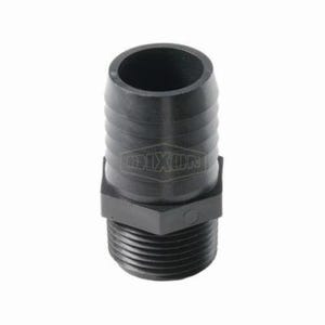 Dixon® PPN24 Tuff-Lite™ Hose Insert, 1/2 x 1/4 in, MNPT x Hose Shank, Polypropylene, Domestic, 0.937 in Barb Length