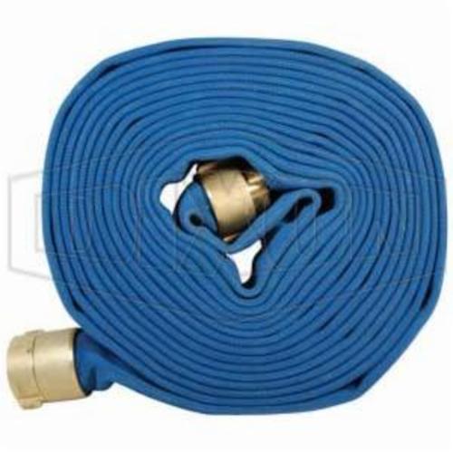 Dixon® PW615B100RBS Double Jacket Potable Water Hose, 1-1/2 in, NPSH, 100 ft L, 270 psi, Polyester, Domestic