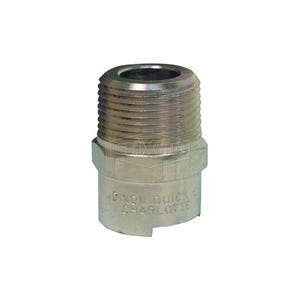 Dixon® Dix-Lock™ 3NM4 N Series Bowes Interchange Male Quick Disconnect Coupler, 1/2-14 Nominal, Quick Disconnect Coupler x NPTF, 500 psi Pressure, Steel