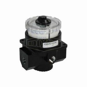 Wilkerson® by Dixon® R21-02R dial Air Regulator Without Gauge, 1/4 in NPT/BSPP-G, 0 to 160 psig Adjustable Pressure