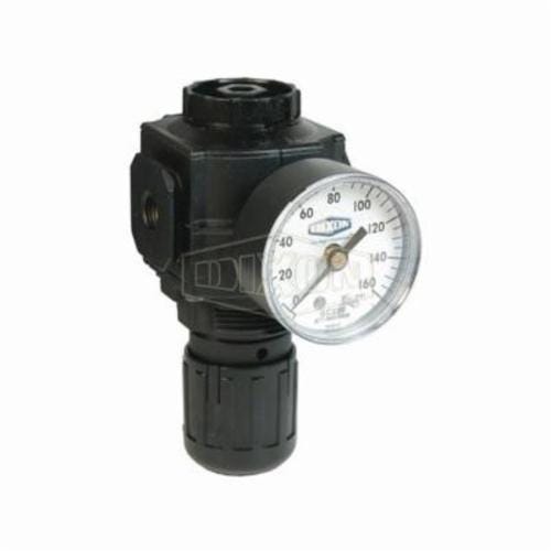 Norgren® by Dixon® R73G-3RG Excelon® 1 Series Relieving Compact Regulator with GC230 Gauge, 3/8 in PTF, 144 scfm Flow Rate, 5 to 150 psi Pressure