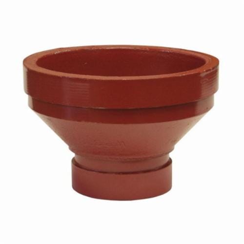 Dixon® RAGG6040 RA Series Reducing Adapter, 6 x 4 in Nominal, Grooved End Style, Ductile Iron, Import