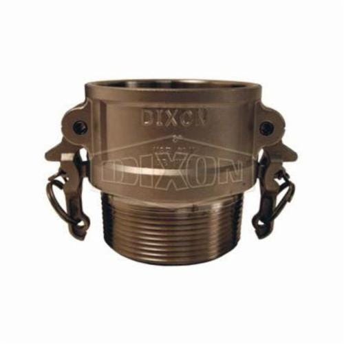 Dixon® RB075BL Boss-Lock™ Type B Cam and Groove Coupler, 3/4 in Nominal, Female Coupler x MNPT End Style, 316 Stainless Steel, Domestic