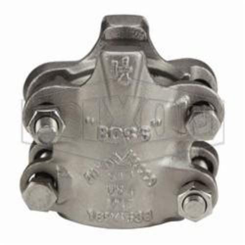 Dixon® RB19 Boss™ 4-Bolt Clamp, 2-8/64 to 2-24/64 in Nominal, Stainless Steel Band, Domestic
