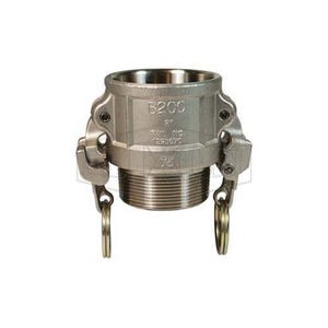 Dixon® RB300EZ EZ Boss-Lock™ Type B Cam and Groove Coupler, 3 in Nominal, Female Coupler x MNPT End Style, 316 Stainless Steel