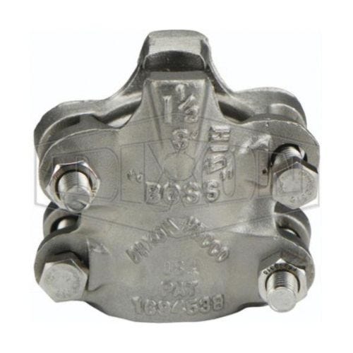 Dixon® RBU24 Boss™ 4-Bolt Clamp, 2-12/64 to 2-24/64 in Nominal, Stainless Steel Band, Domestic