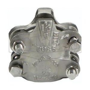 Dixon® RBU24 Boss™ 4-Bolt Clamp, 2-12/64 to 2-24/64 in Nominal, Stainless Steel Band, Domestic
