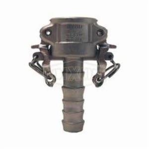 Dixon® RC075BL Boss-Lock™ Type-C Cam and Groove Coupler, 3/4 in Nominal, Female Coupler x Hose Shank End Style, 316 Stainless Steel, Domestic