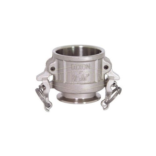 Dixon® RC200SE Cam and Groove Coupler, 2 in Nominal, Coupler x Clamp End Style, 316 Stainless Steel