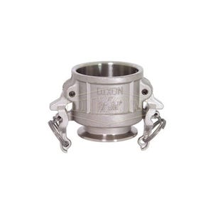 Dixon® RC200SE Cam and Groove Coupler, 2 in Nominal, Coupler x Clamp End Style, 316 Stainless Steel
