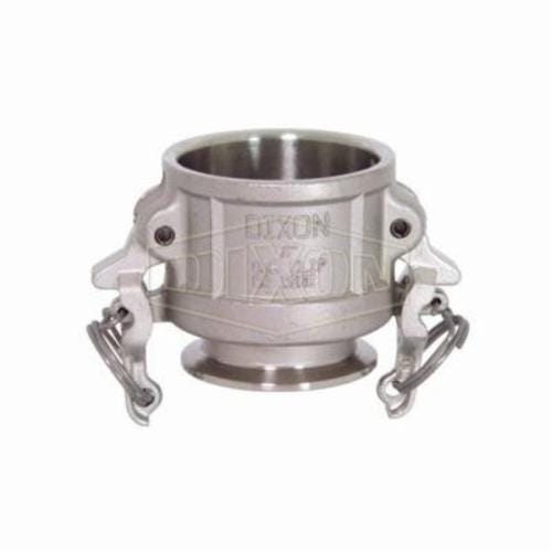 Dixon® RC300SE Cam and Groove Coupler, 3 in Nominal, Coupler x Clamp End Style, 316 Stainless Steel, Domestic