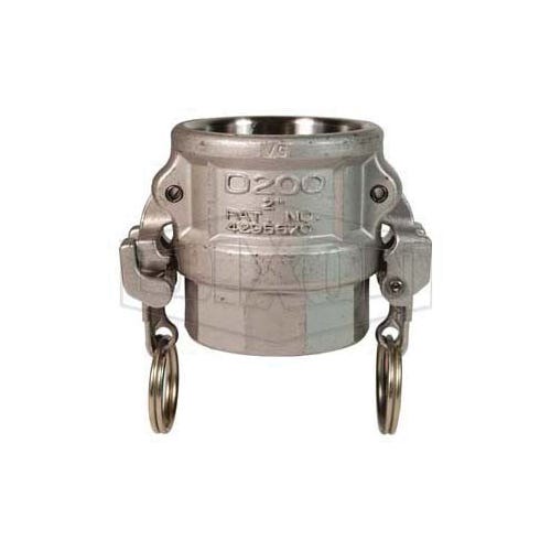 Dixon® RD100EZ EZ Boss-Lock™ Type D Cam and Groove Coupler, 1 in Nominal, Female Coupler x FNPT End Style, 316 Stainless Steel, Domestic